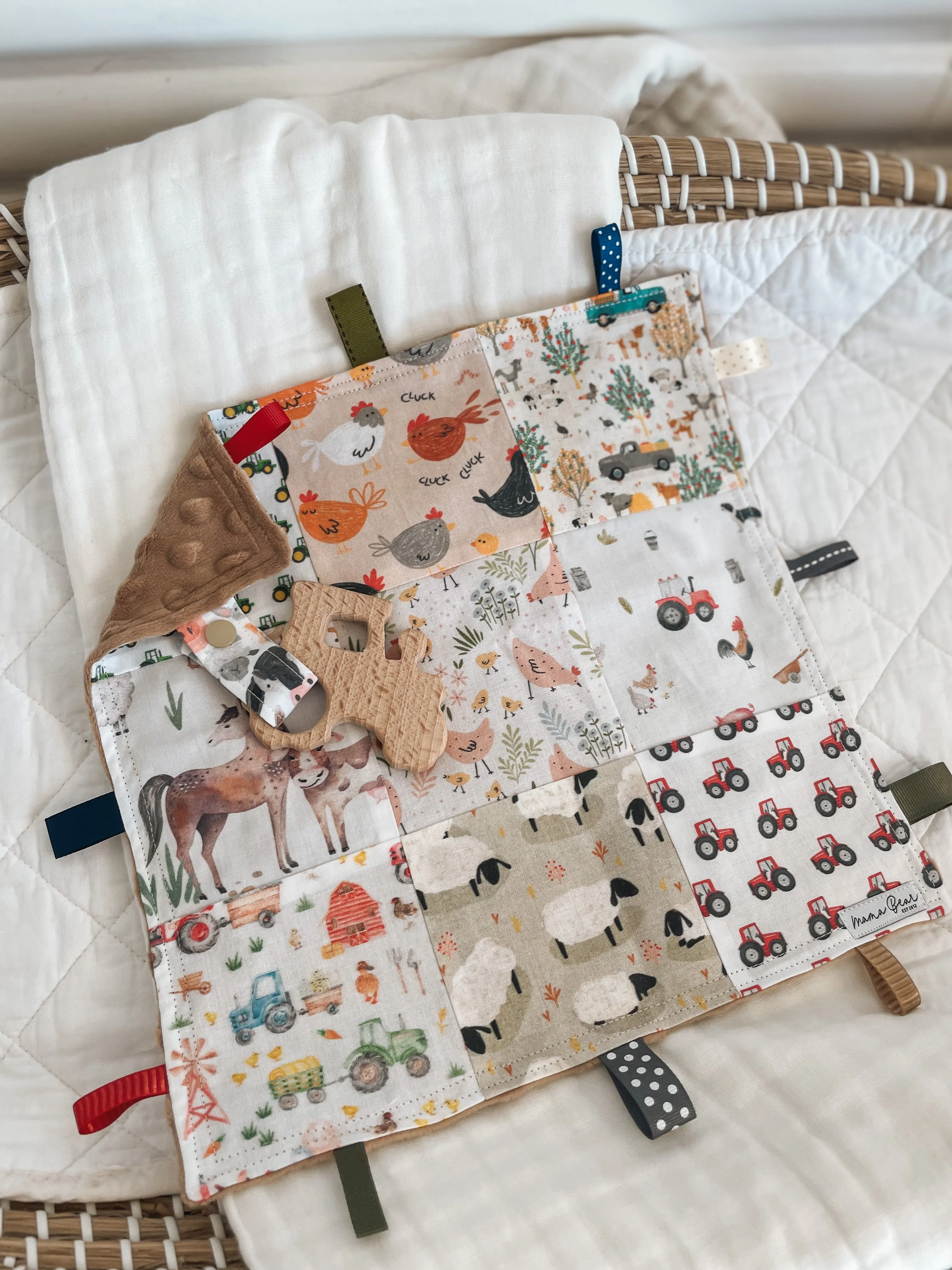 Baby Boy Gift Taggie | Farmer