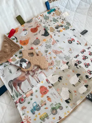Baby Boy Gift Taggie | Farmer
