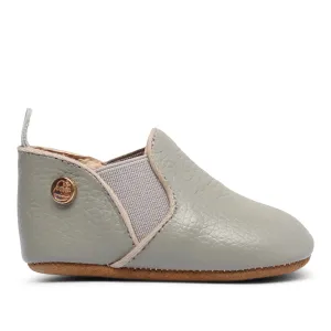 Baby Moccasins | Grey Leather