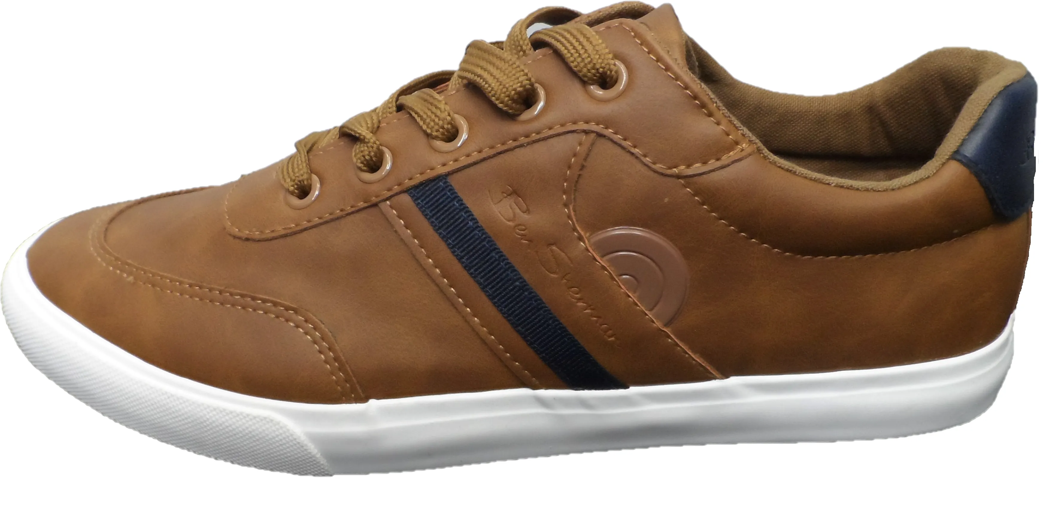 Ben Sherman Mens Scooper Tan Retro Mod Trainers