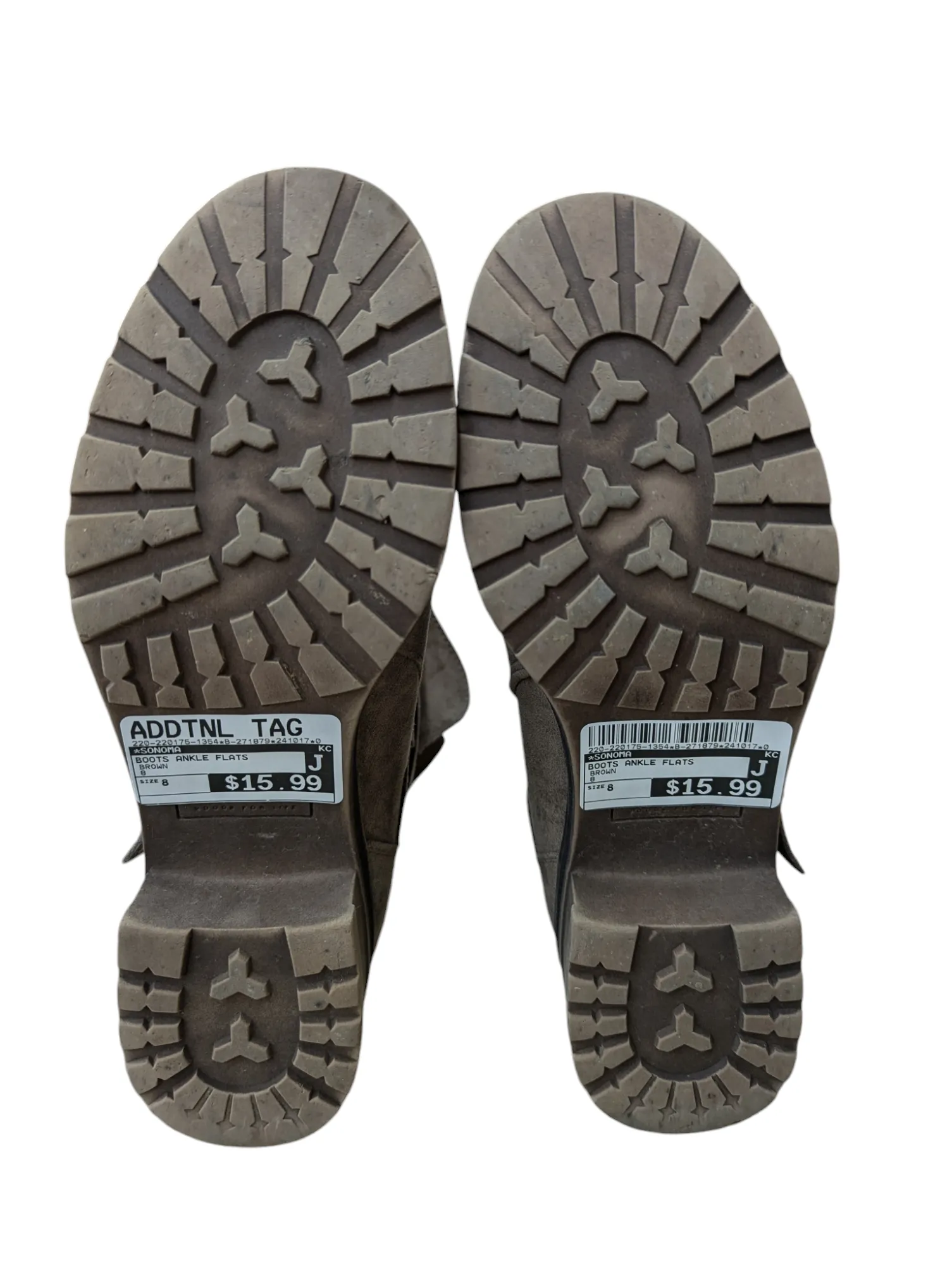 Boots Ankle Flats By Sonoma In Brown, Size: 8
