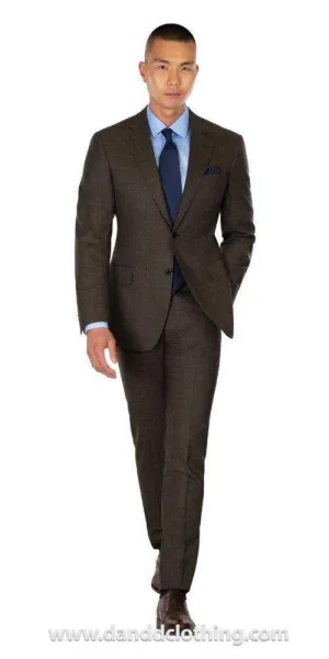 Brown Check Suit