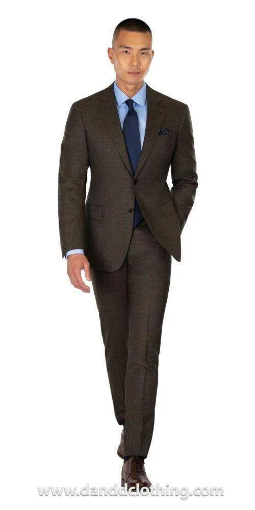 Brown Check Suit