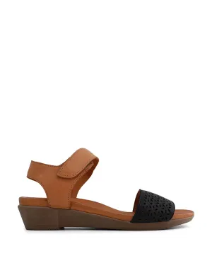 BUENO ADELAIDE-LSA FLAT SANDALS (LARGE SIZES 43 TO 46)