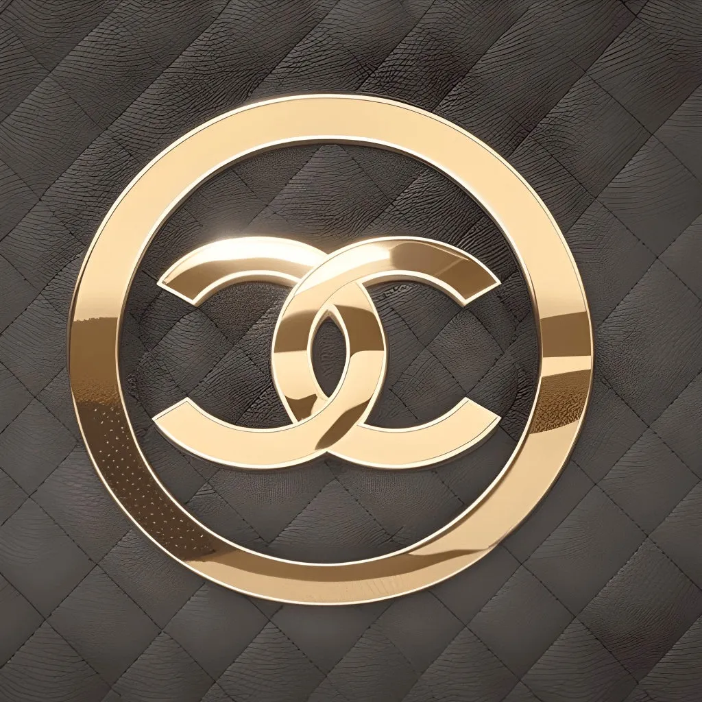 CHANEL CC PERFORATED LEATHER SLINGBACK CLOG SANDALS