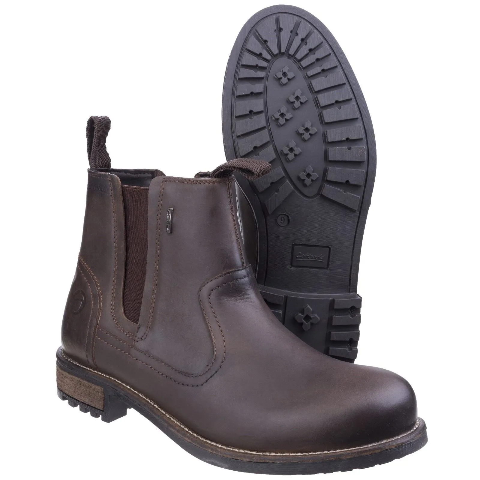 Cotswold Men Boots - Worcester Boot in Brown, 6-12