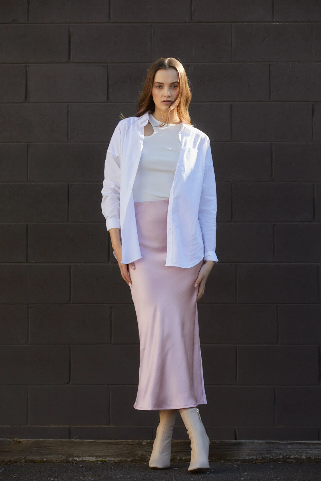 Donna Slip Skirt - Musk Pink