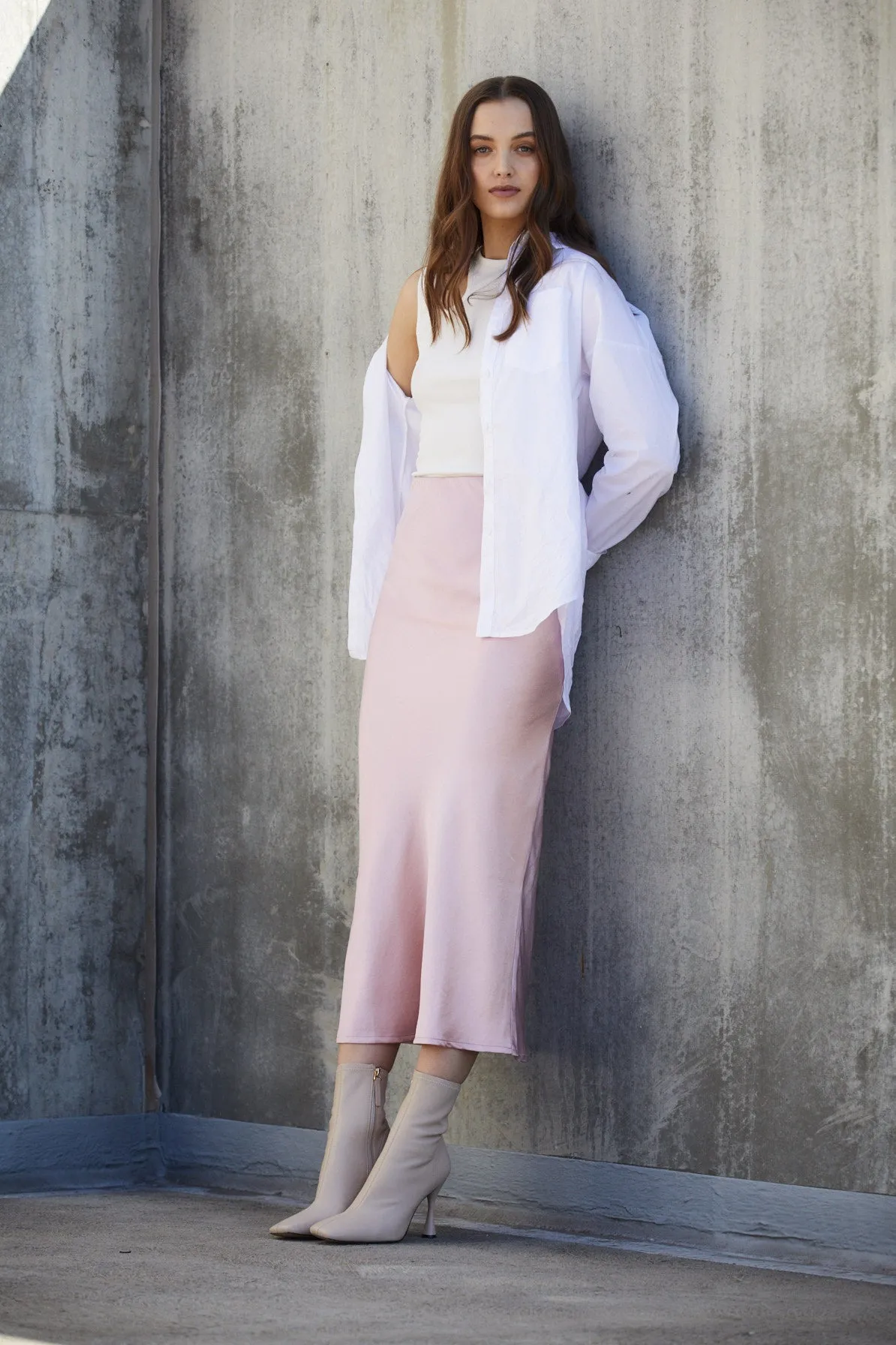 Donna Slip Skirt - Musk Pink