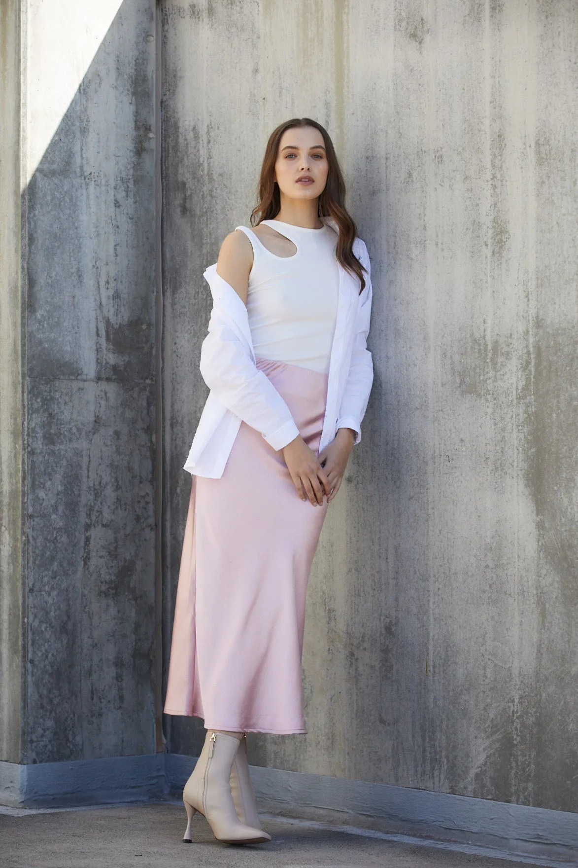Donna Slip Skirt - Musk Pink