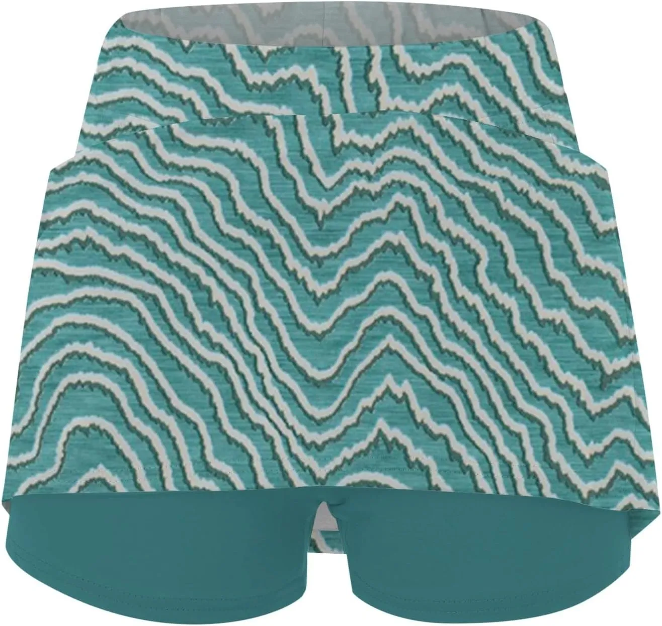 Flowy Shorts for Women Athletic High Waisted Tummy Control Stretchy Slim Fit Tennis Skirts with Pockets Outdoor Sports