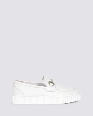 IQUE LOAFERS WHITE LEATHER