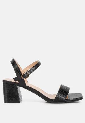 Keeyana Block Heel Sandals by London Rag