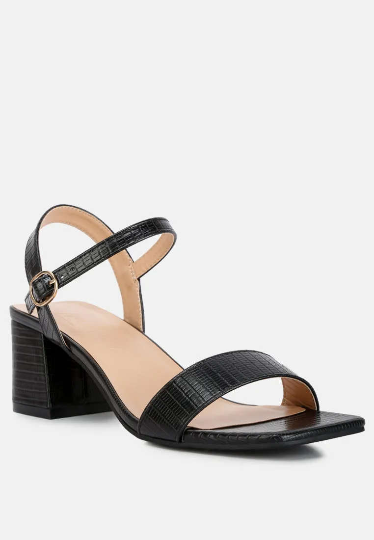 Keeyana Block Heel Sandals by London Rag