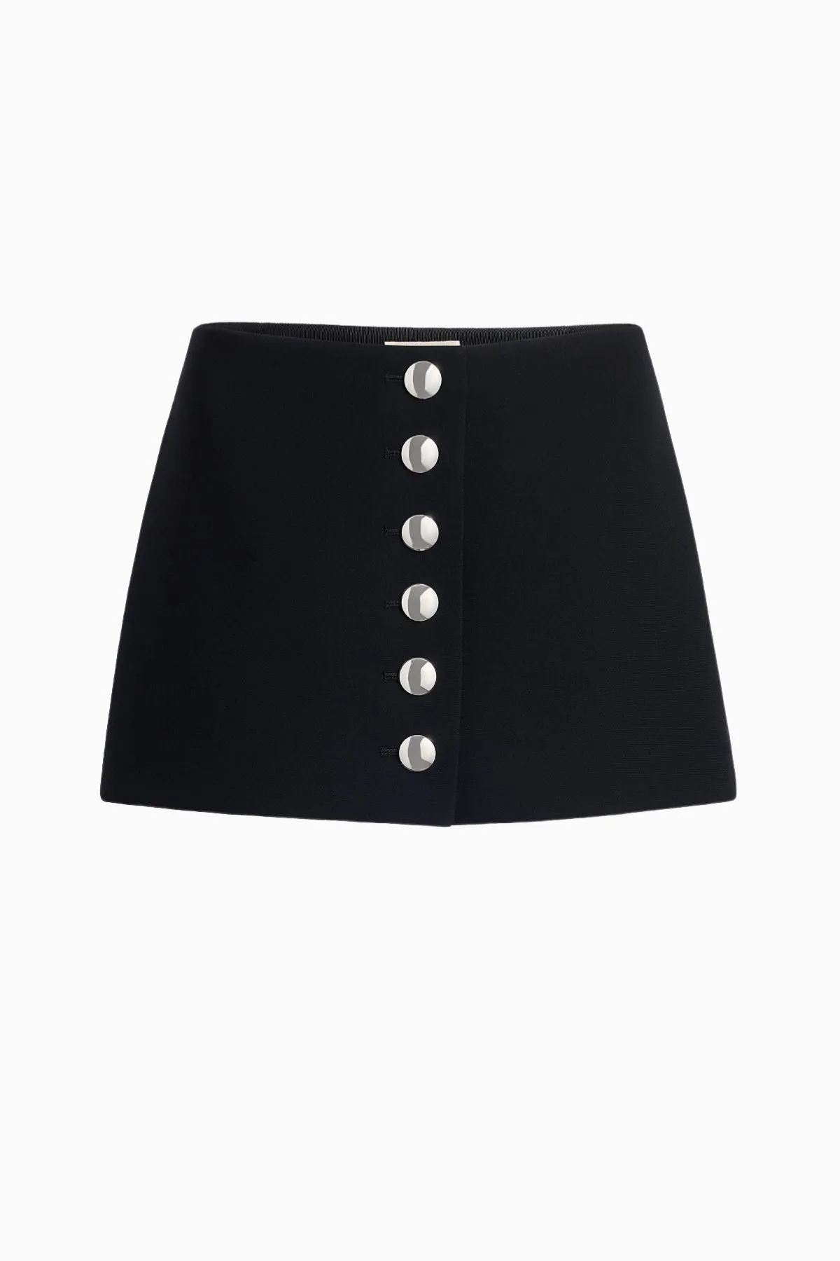 KHAITE Jaxon Skirt Doubleface Crepe - Black