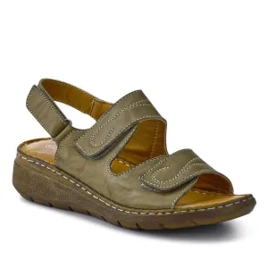 Leather Multi-Touch-Fasten Sandals - LUCK41006 / 327 426