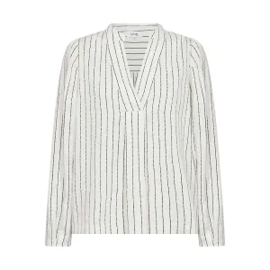 LEVETE ROOM Kerry 2 bluse - star white striber