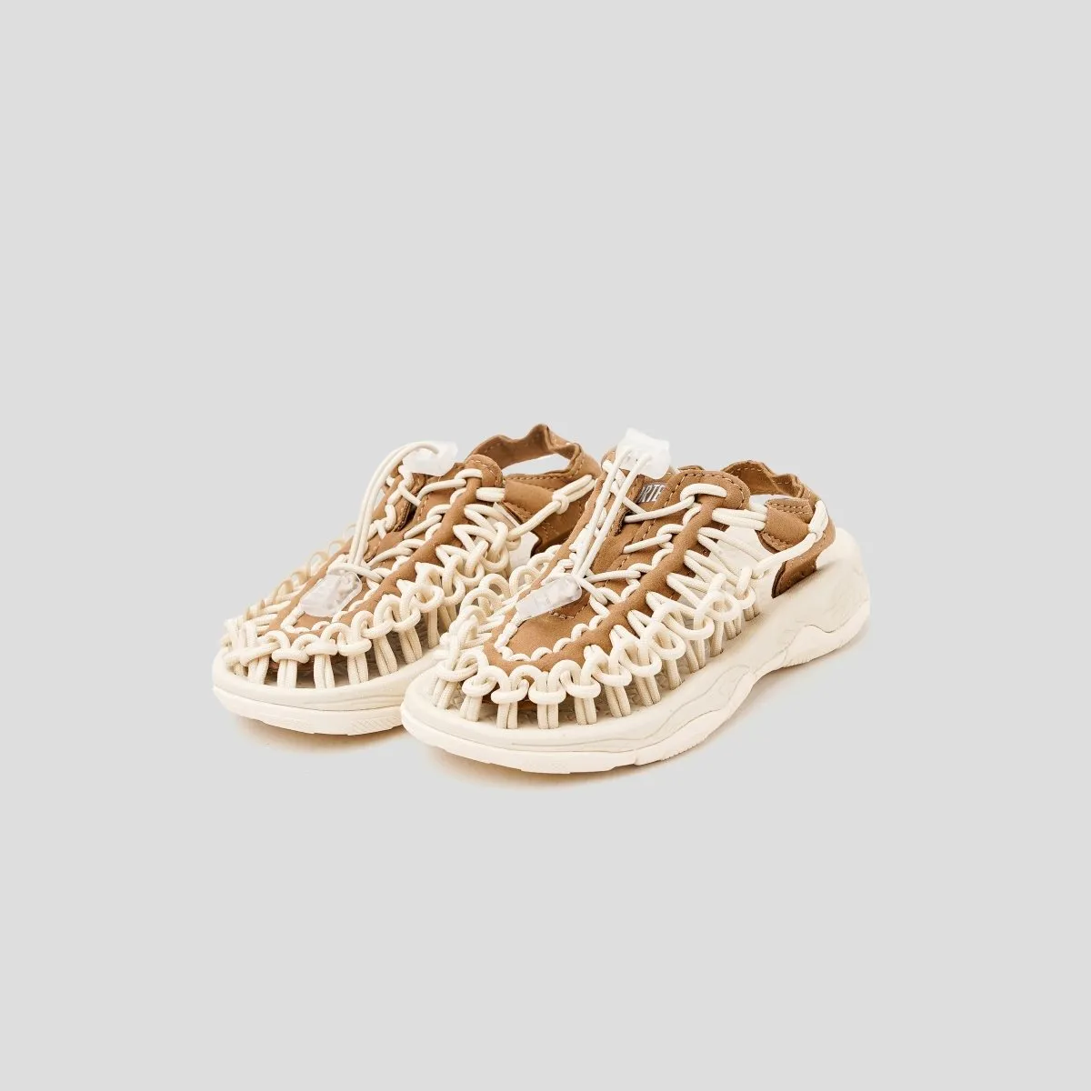 Loom Sandals White Khaki for Kids