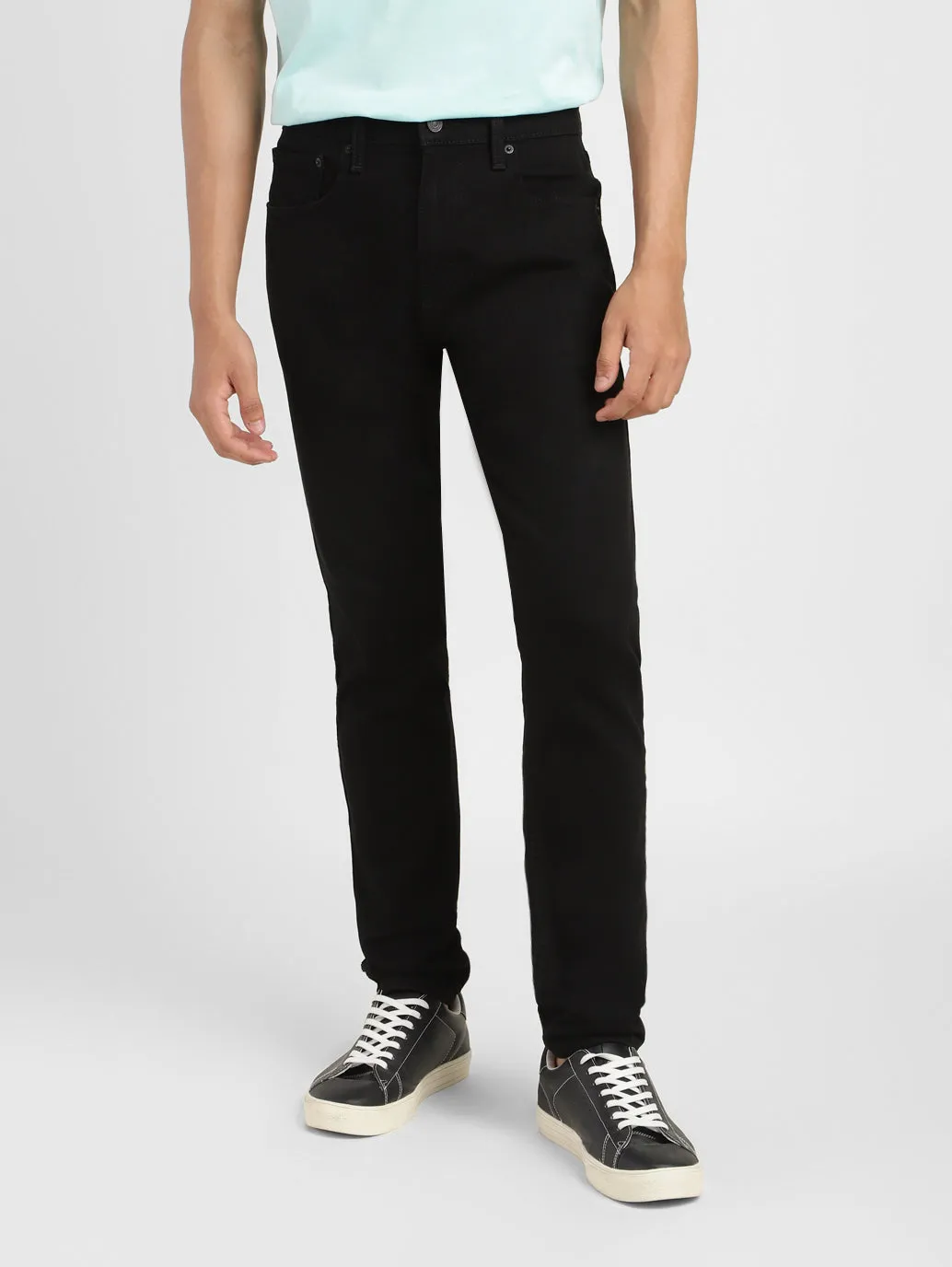 Men's 512 Black Slim Tapered Fit Mid Rise Jeans