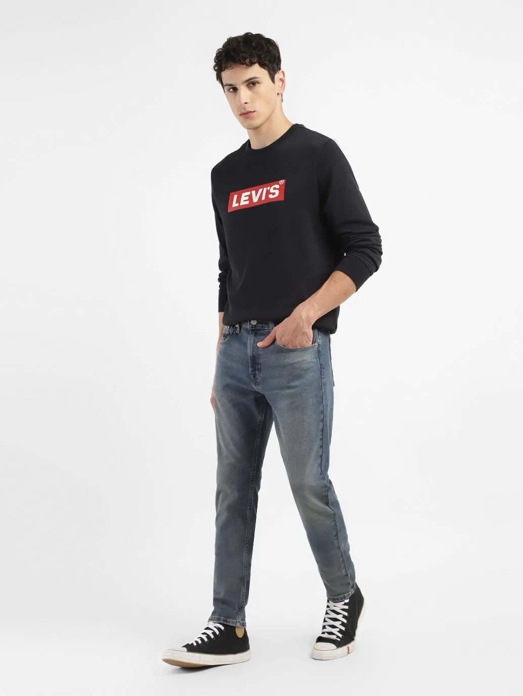 Men's 512 Indigo Slim Tapered Fit Mid Rise Jeans