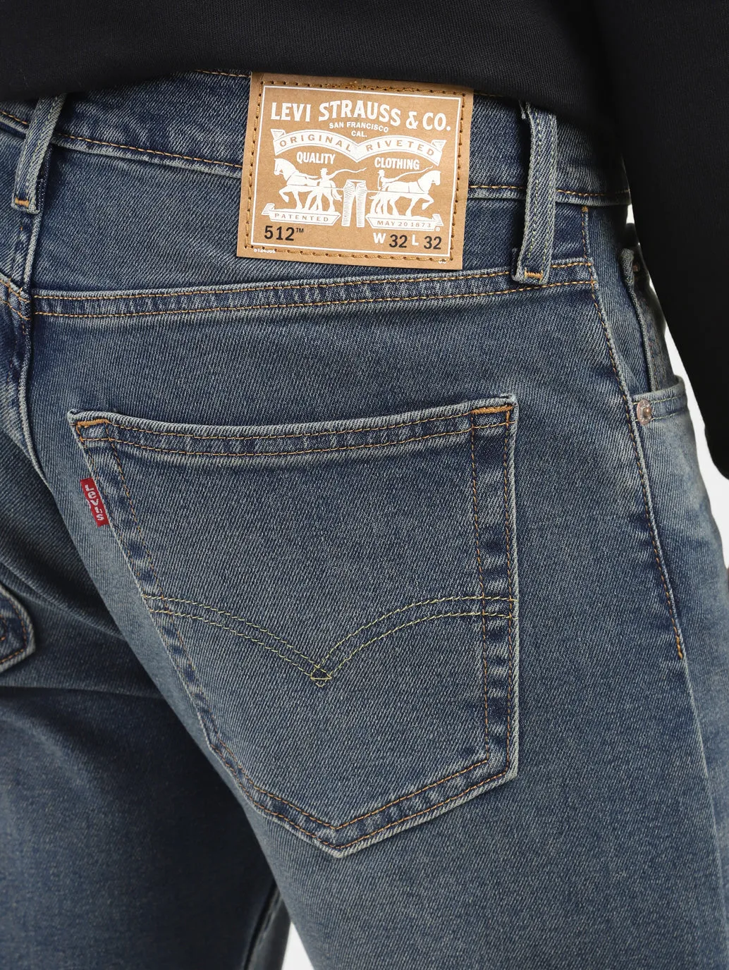 Men's 512 Indigo Slim Tapered Fit Mid Rise Jeans