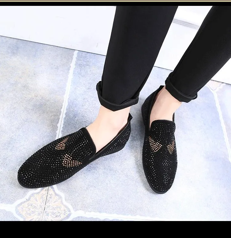 Men's Monster Rhinestone Loafers