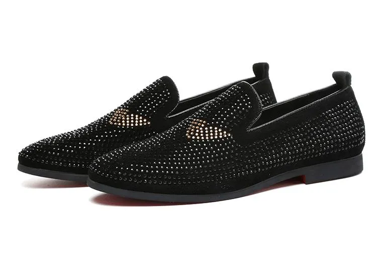 Men's Monster Rhinestone Loafers