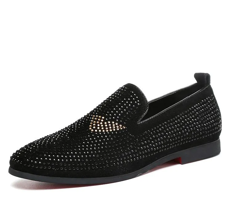 Men's Monster Rhinestone Loafers