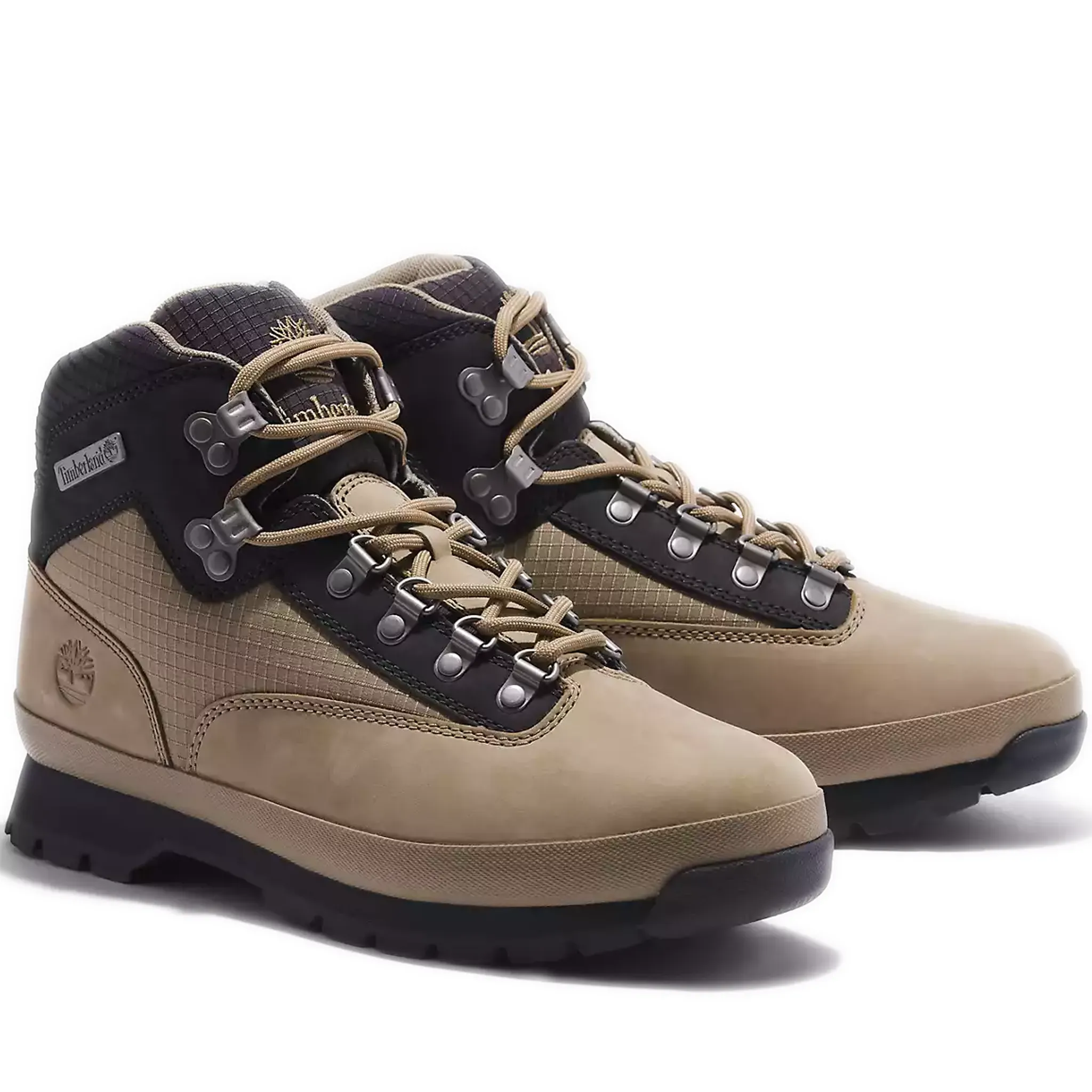 Men's Timberland Euro Hiker Mid Hiking Boots - Light Brown
