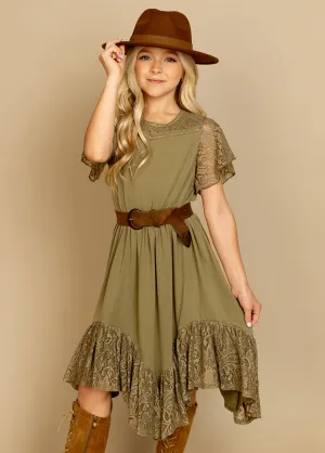Nemia Dress in Eucalyptus