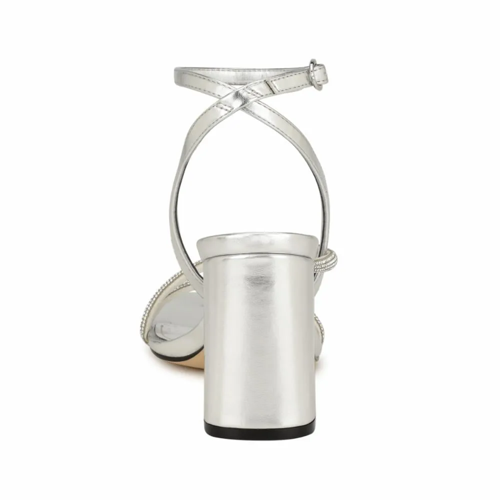 Nine West Women's Gaden3 Silver M