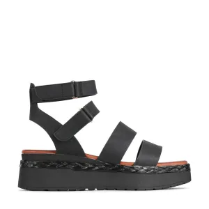 PAGET ANKLE STRAP WEDGE SANDALS