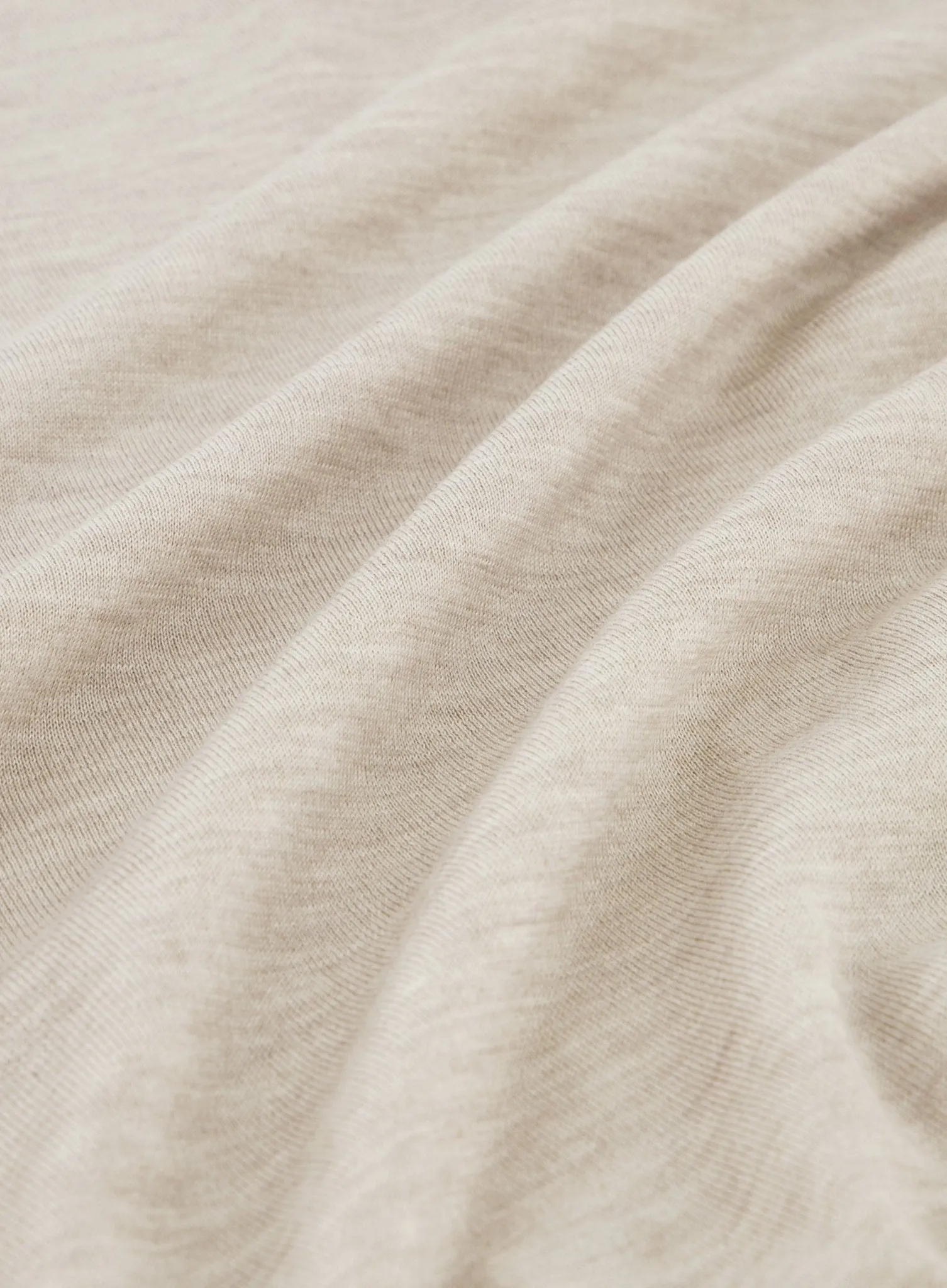Poloshirt van cashmere en zijde