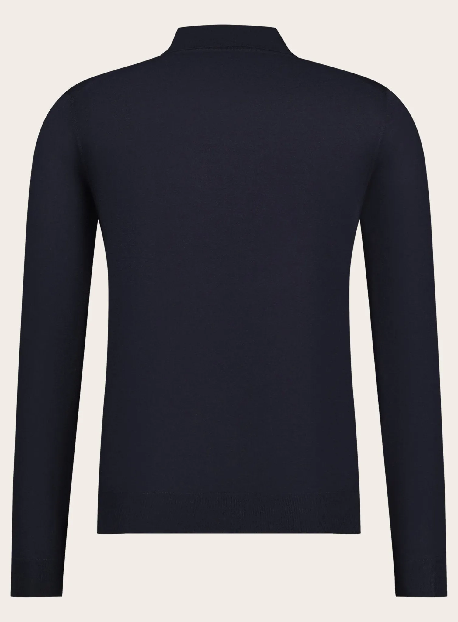 Poloshirt van cashmere en zijde