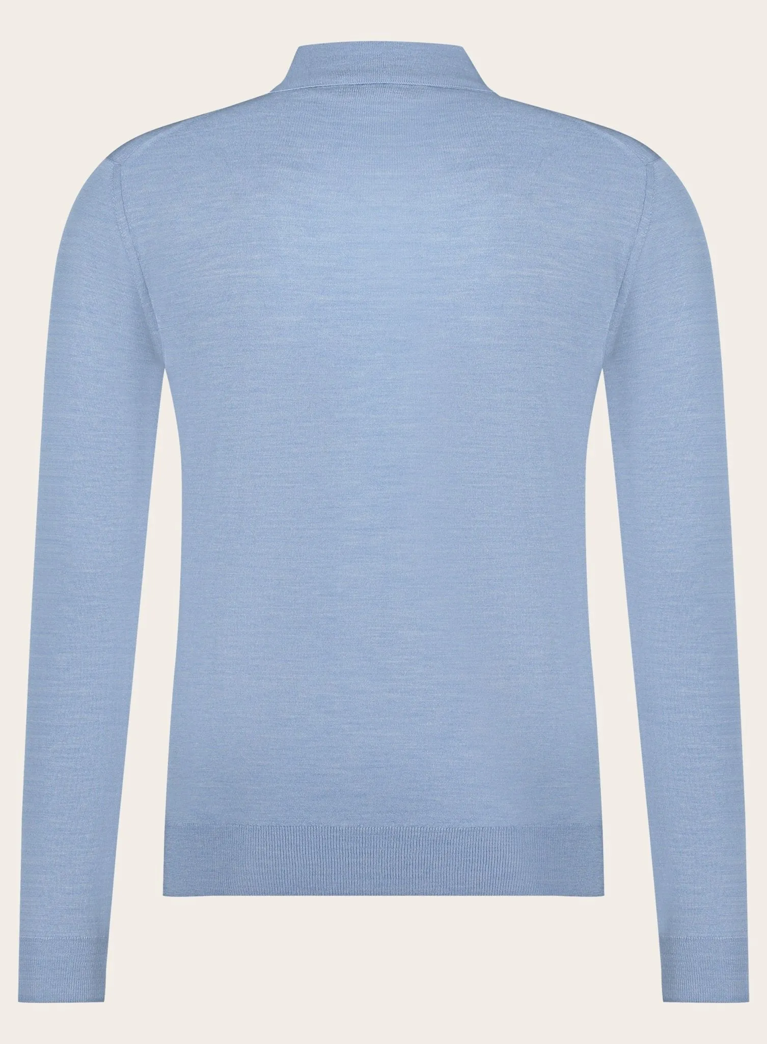 Poloshirt van cashmere en zijde
