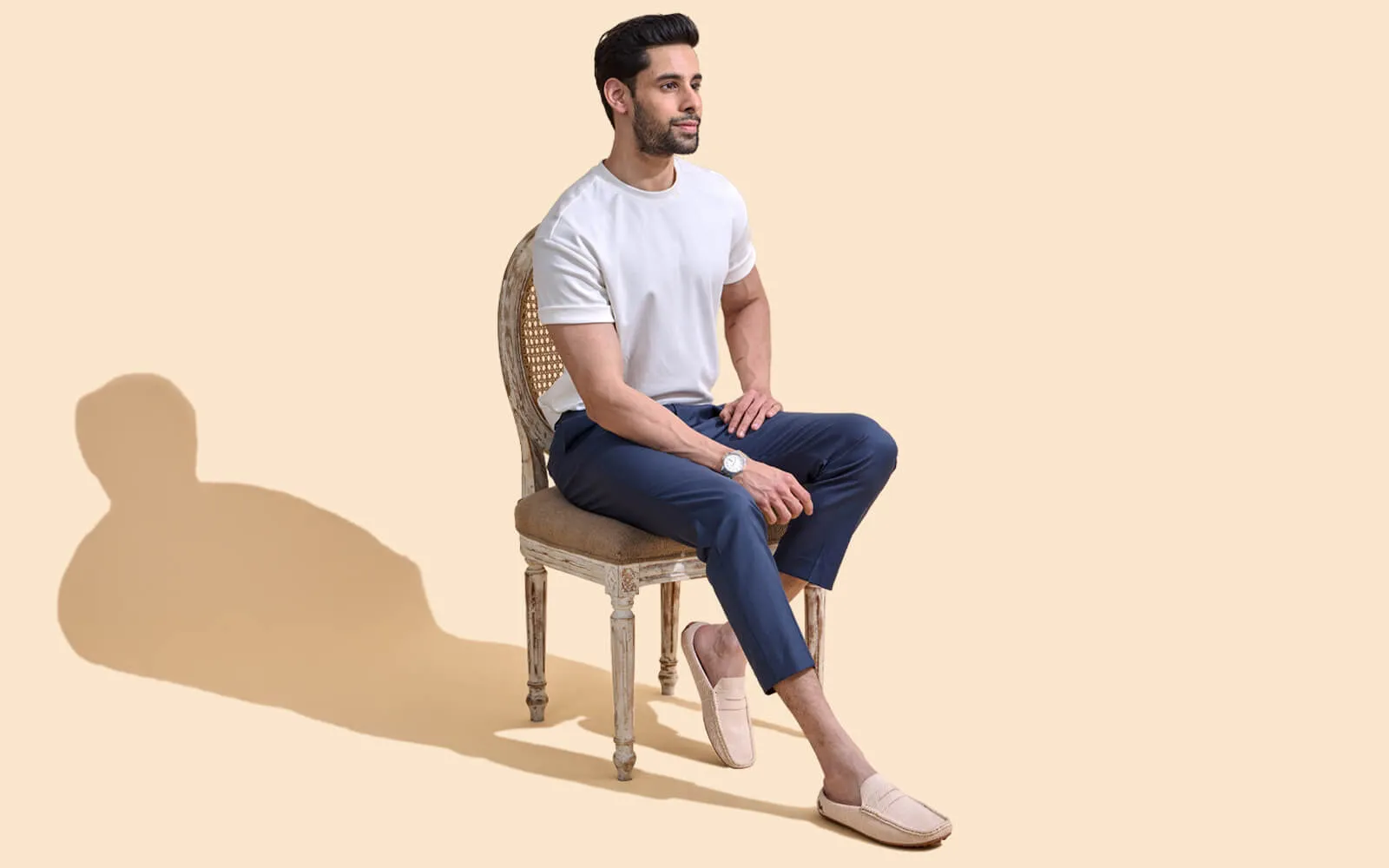 Relive Knit Mules : Beige