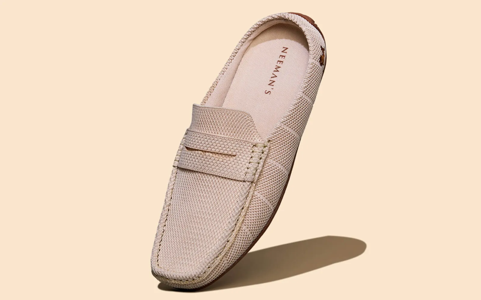 Relive Knit Mules : Beige