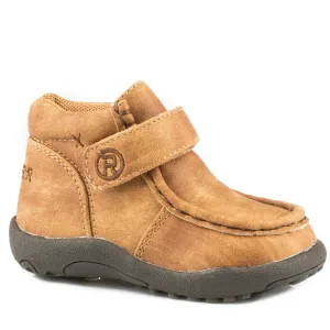 Roper TODDLER Cowbaby Moccasins Tan
