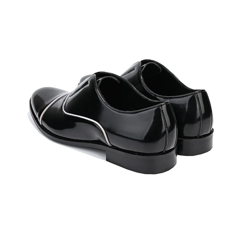The Alternate Black Patent Slip-Ons