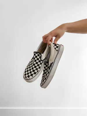 Vans Checkered Slip-Ons (8.5)