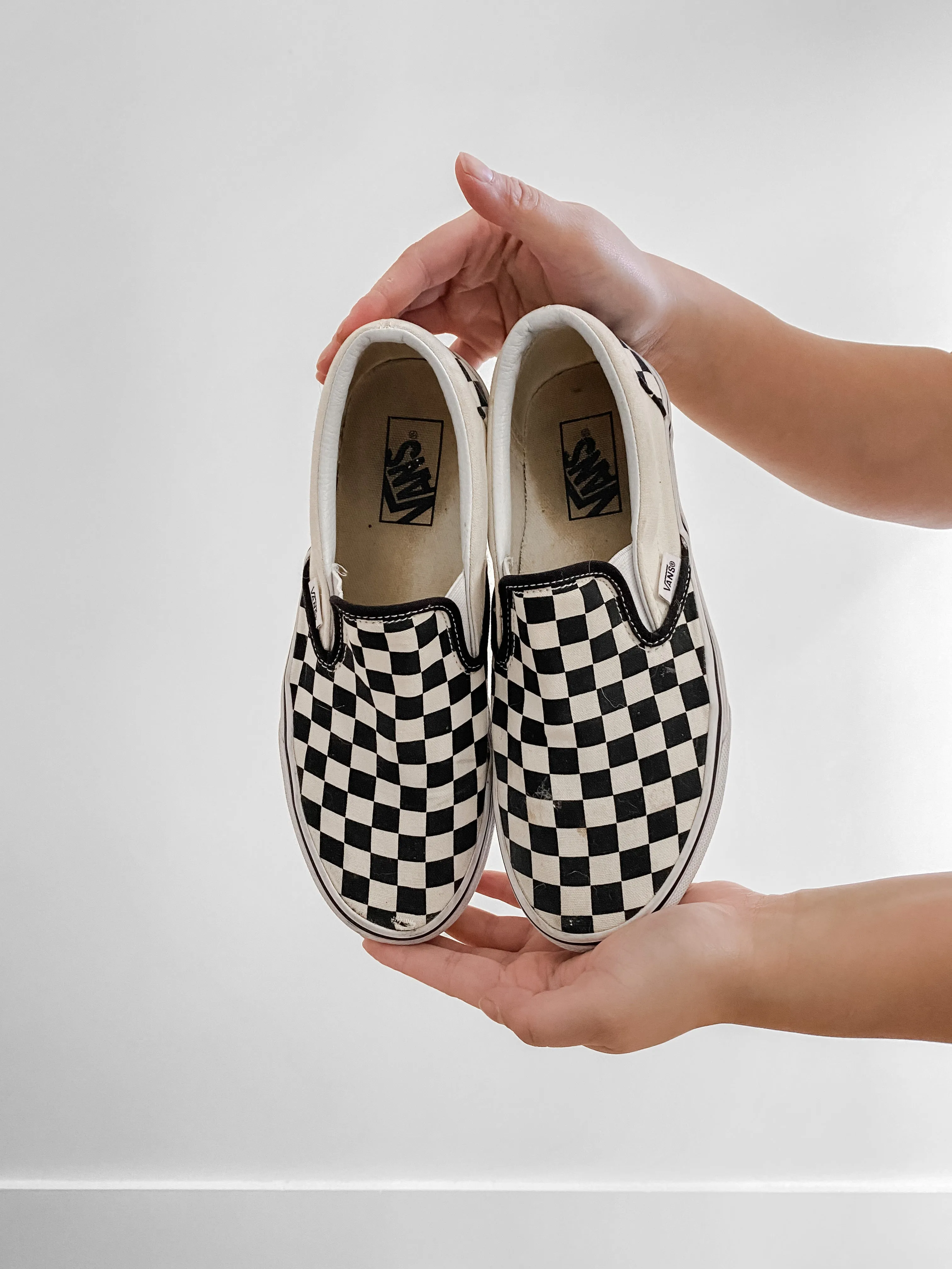 Vans Checkered Slip-Ons (8.5)