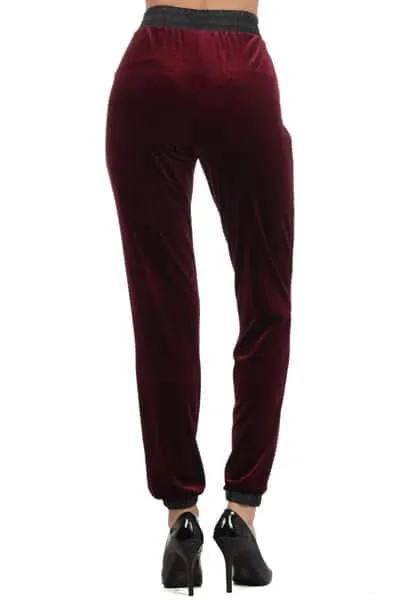 Velvet Jogging Pants