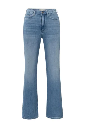 Wide-leg jeans with high waist (L32)